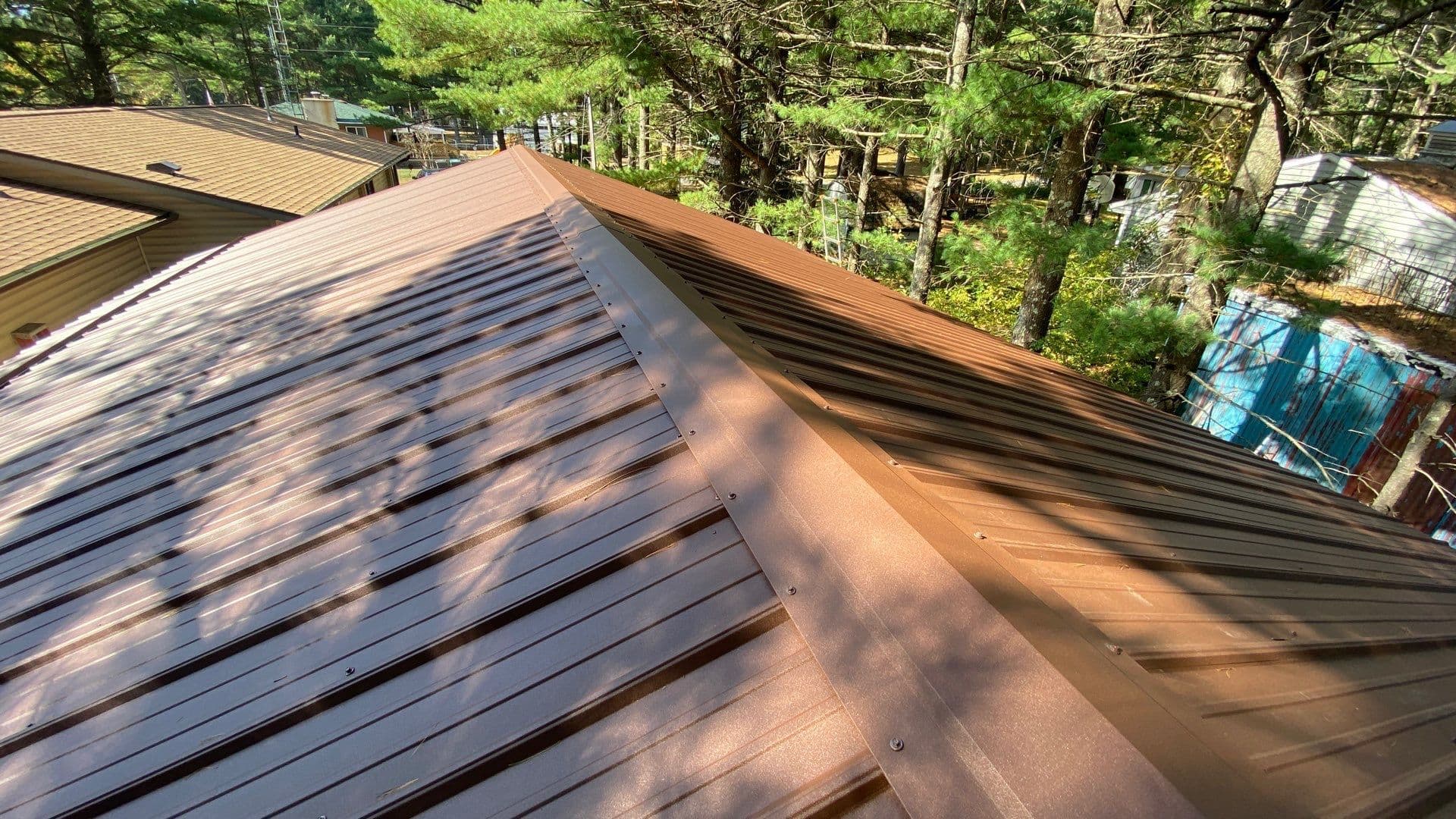 Gallery photos for Brown Shingles and Metal Roofing Upgrade in Friendship WI: Image #3