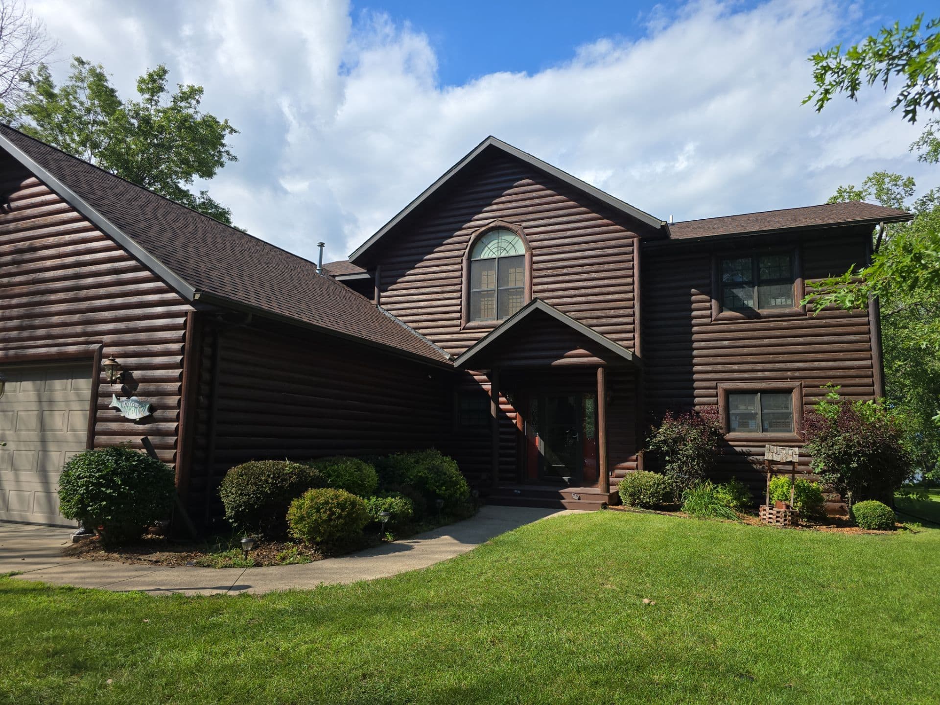 Project Shingle Roofing Upgrade for Log Home in Necedah WI image