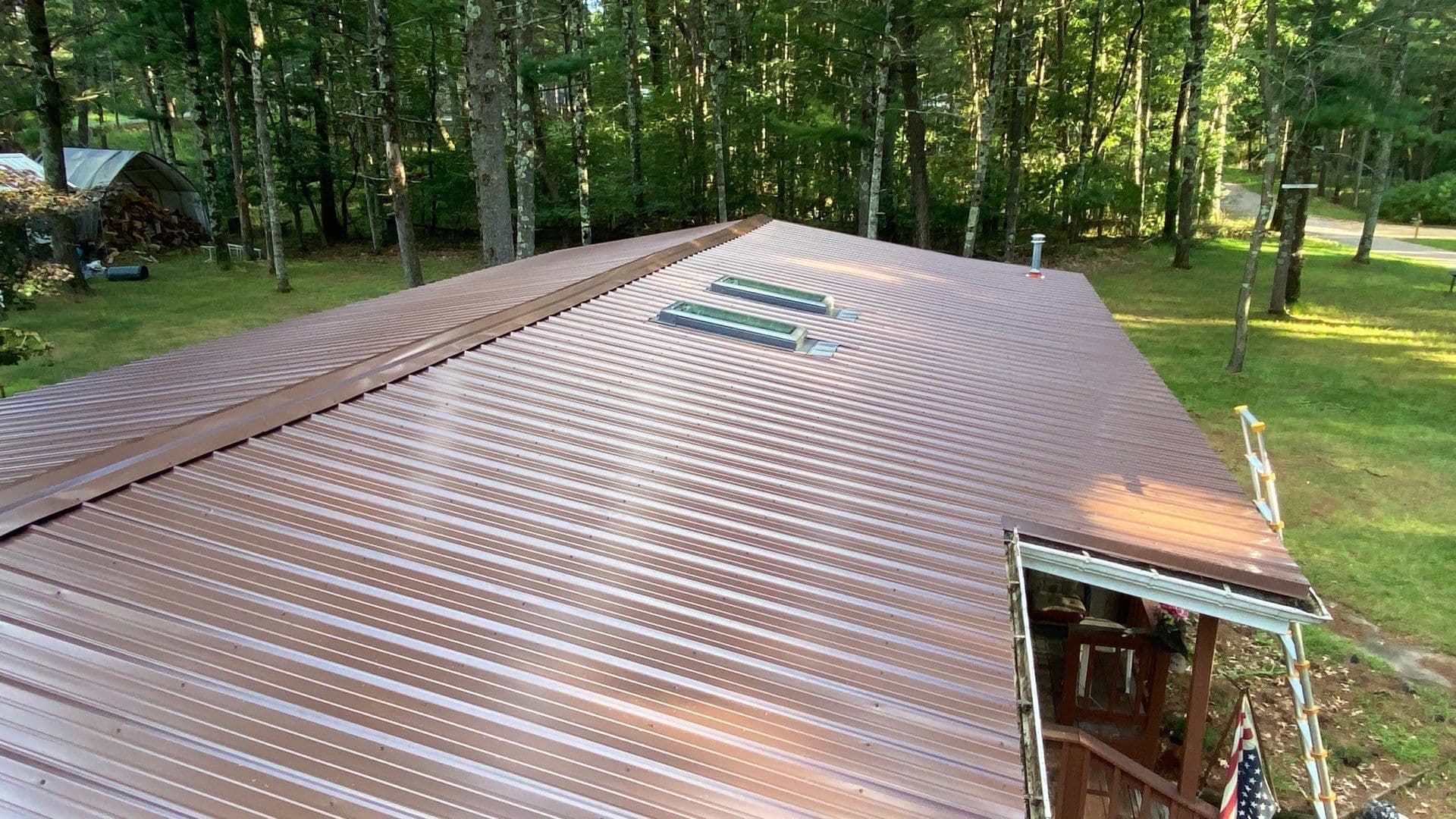 Gallery photos for R Panel Metal Roofing Installation in Friendship WI: Image #1