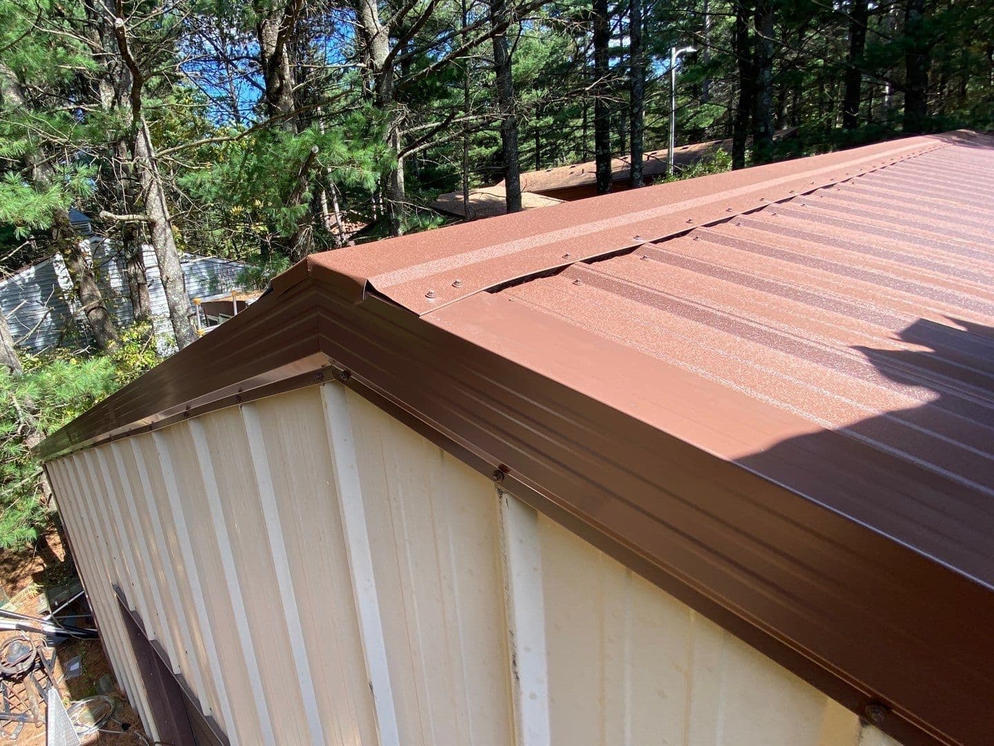 Gallery photos for Brown Shingles and Metal Roofing Upgrade in Friendship WI: Image #4