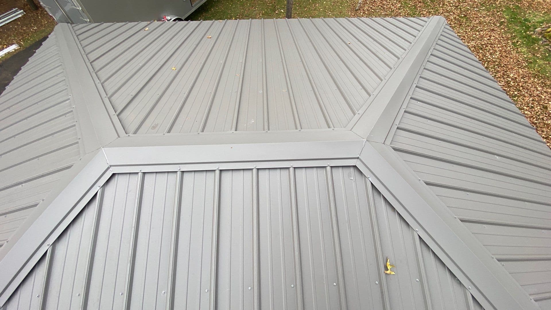 Project Old Shingles Out R-Panel Metal Roof In New Lisbon WI image