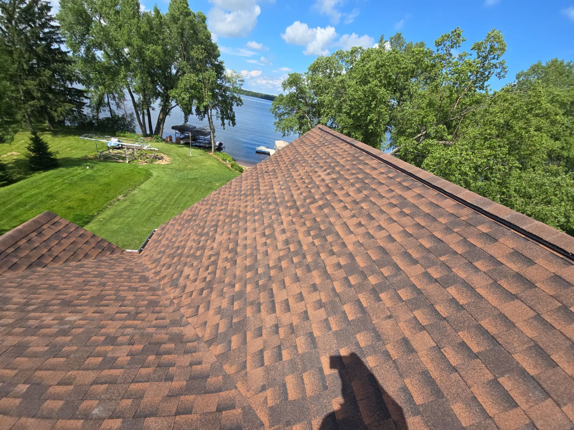 Gallery photos for Shingle Roofing Upgrade for Log Home in Necedah WI: Image #3