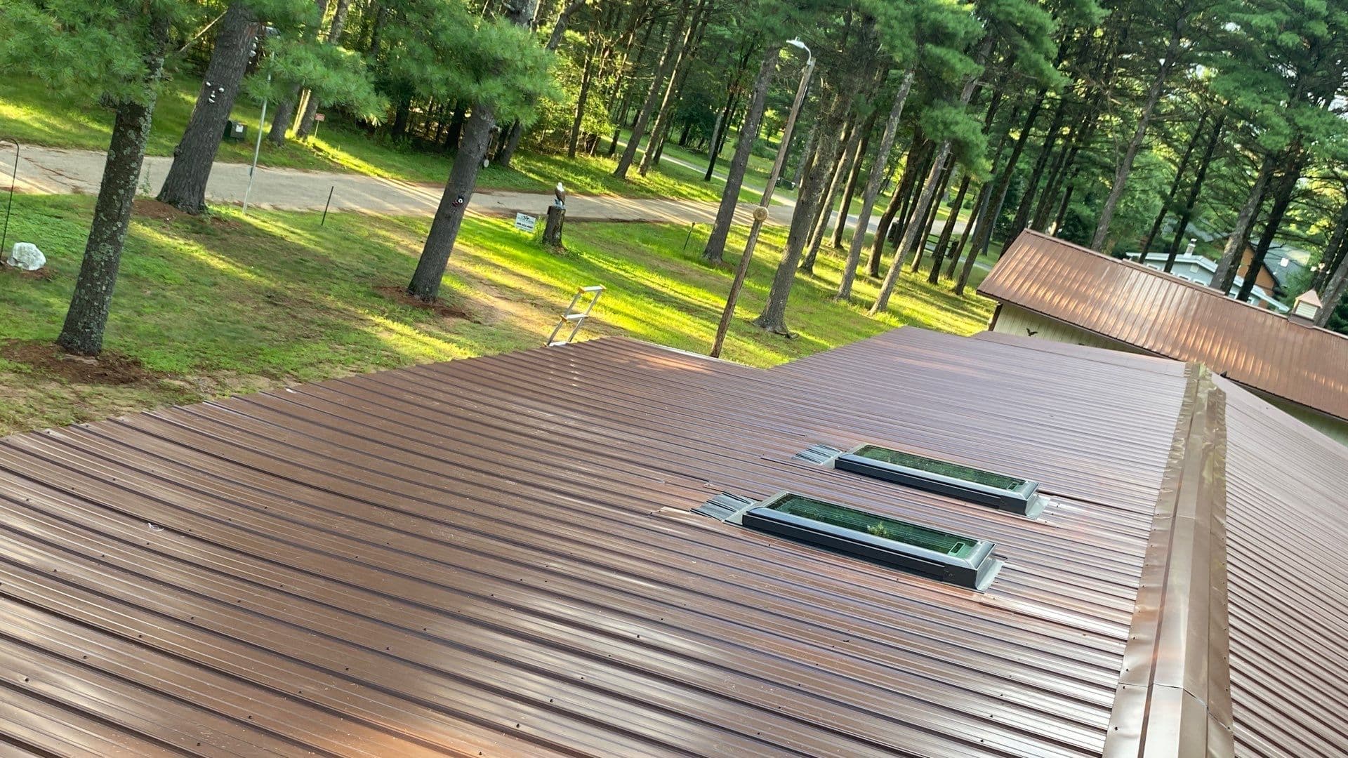 Gallery photos for R Panel Metal Roofing Installation in Friendship WI: Image #2