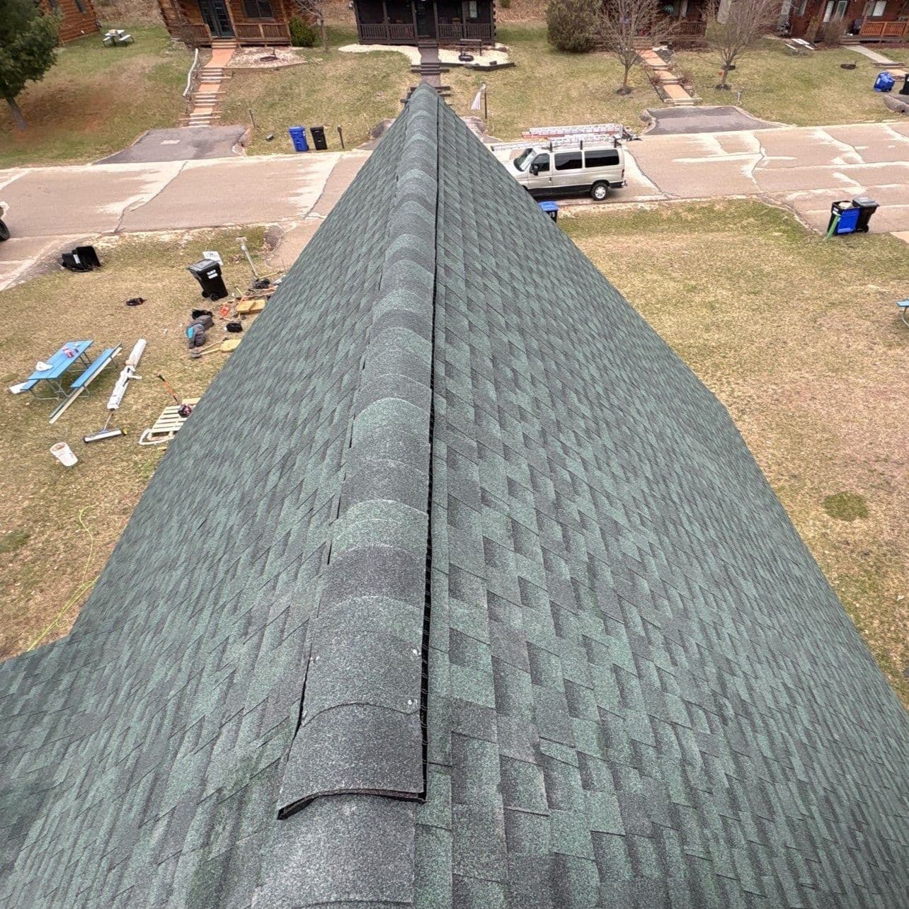 Gallery photos for Roof Replacement on a Warrens WI Log Home: Image #4