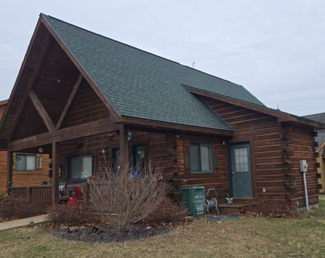 Gallery photos for Roof Replacement on a Warrens WI Log Home: Image #1