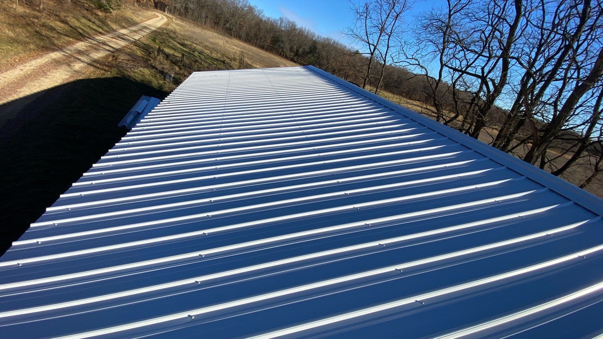 Brand New Metal Roof Installation in New Lisbon image