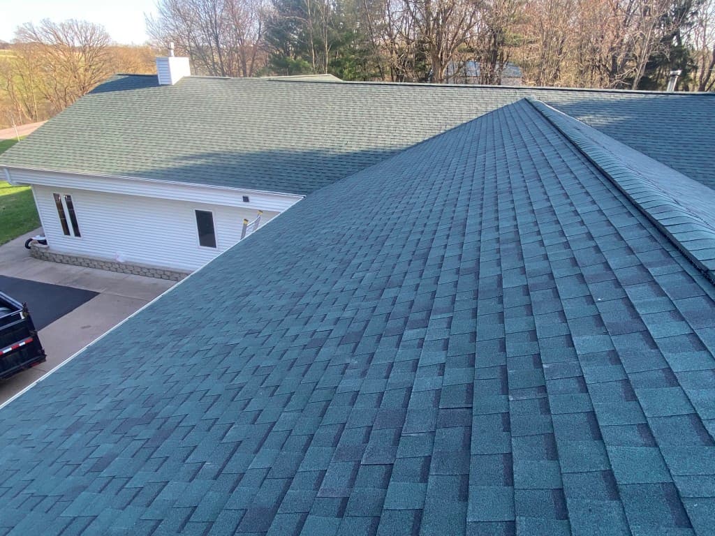 Gallery photos for Full Roof Replacement with Atlas Pinnacle Pristine Shingles in Osseo WI: Image #2