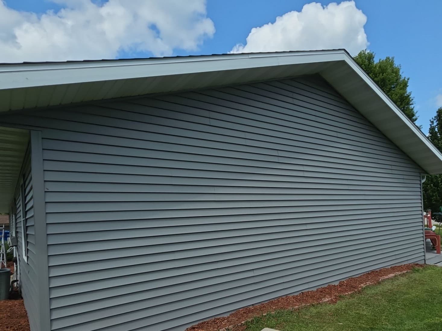 Gallery photos for Hail Damage Siding Replacement Done Right in La Farge WI: Image #2