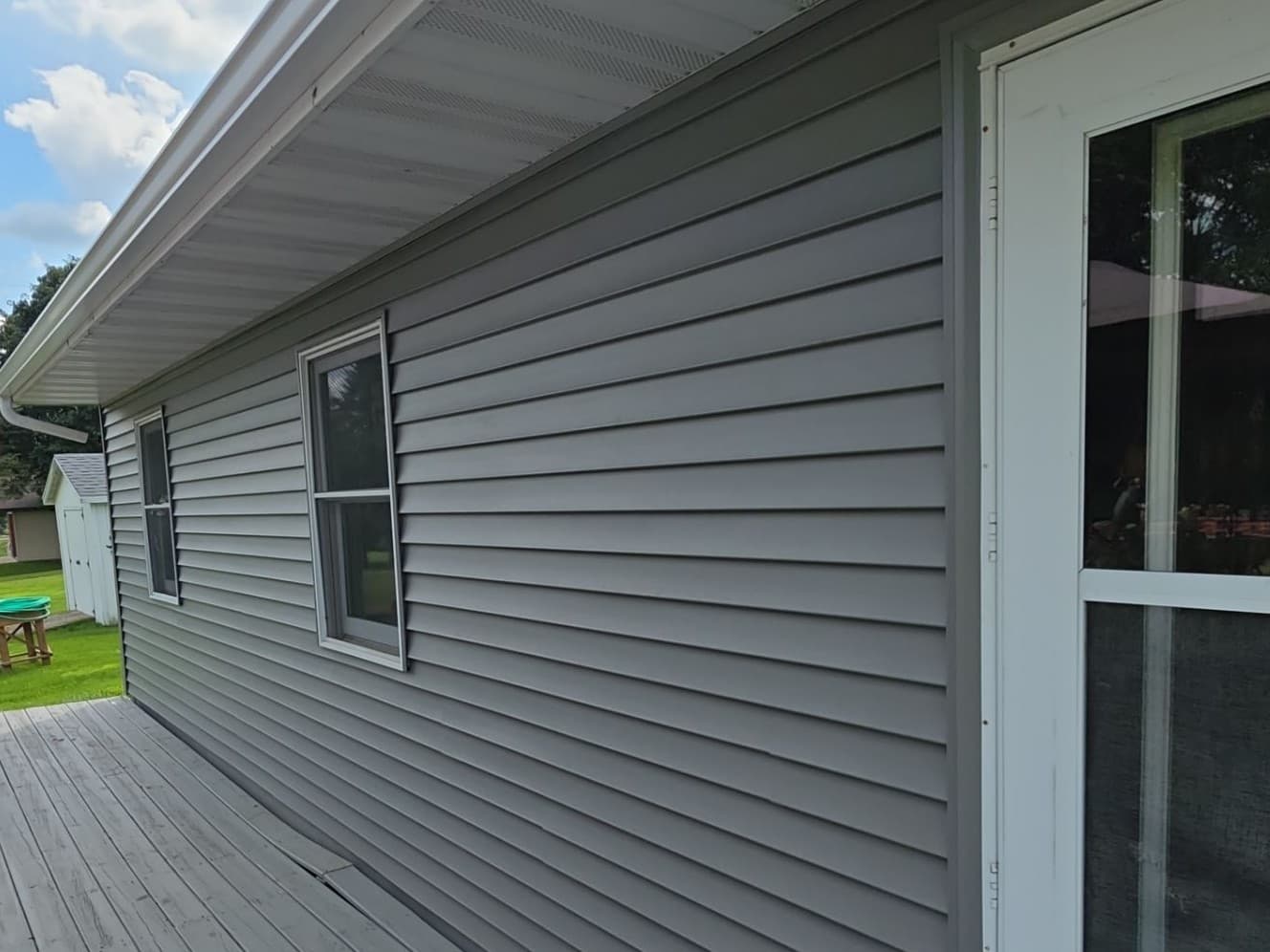 Gallery photos for Hail Damage Siding Replacement Done Right in La Farge WI: Image #1