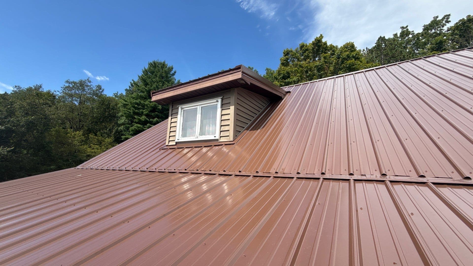 Gallery photos for Ribbed Metal Roof Replacement Done Right in La Farge WI: Image #3