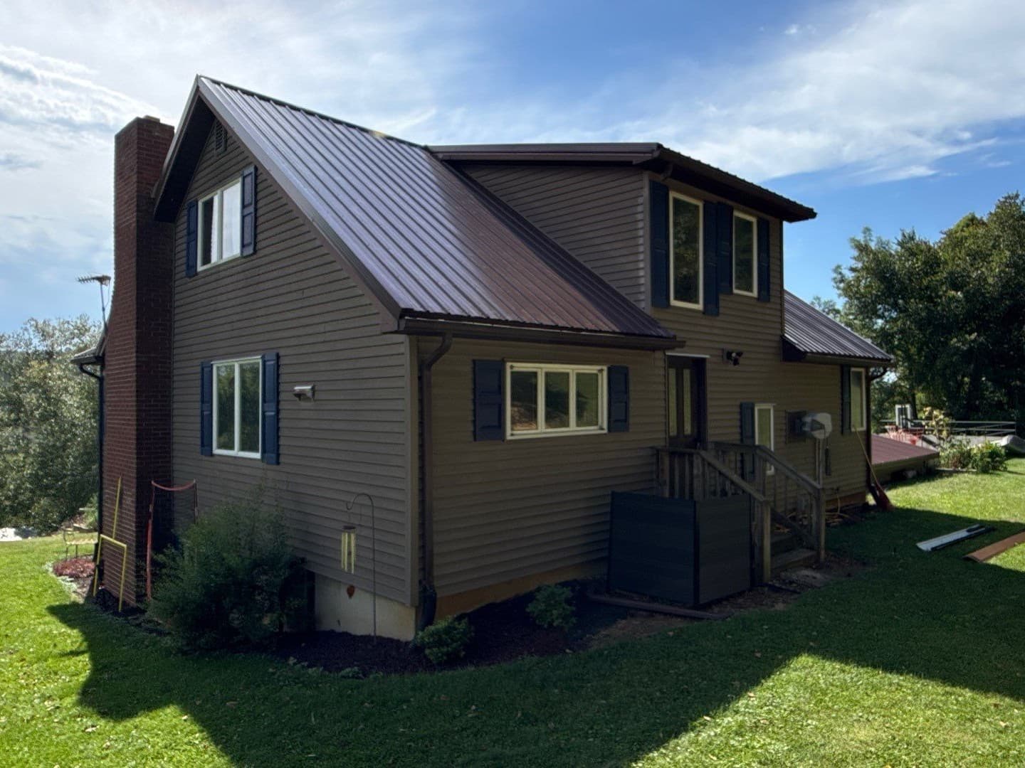 Gallery photos for Ribbed Metal Roof Replacement Done Right in La Farge WI: Image #4